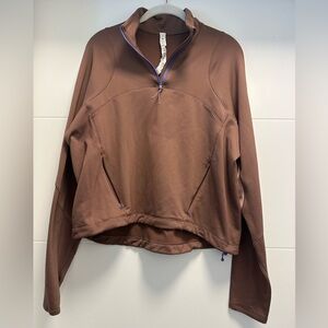 Lululemon Tech Fleece Hiking 1/4 Zip Pullover Sweatshirt like new